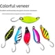 thumbnail image 2 of Cebo de boca de caballo de color con lentejuelas de metal de larga distancia, cebo Luya, barra blanca, boca amartillada, pez pequeño, cebo falso, cebo falso luminoso, 2 of 5