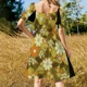 thumbnail image 3 of Vestido sin mangas con estampado Floral Retro/Vintage de los años 70 vestidos elegantes de verano para mujer 2025 vestido de novia, 3 of 5