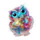 thumbnail image 2 of Estatua de búho, recuerdo, colección de animales, regalo, decoración de escritorio, mini figura de búho vistoso, 2 of 9
