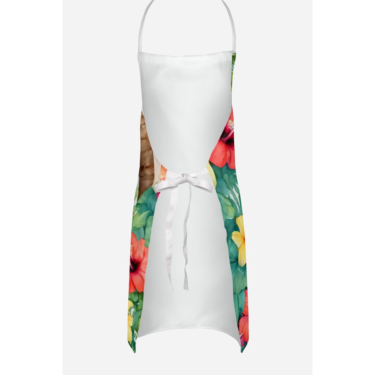 Silky Terrier Luau Apron 27 in x 30 in
