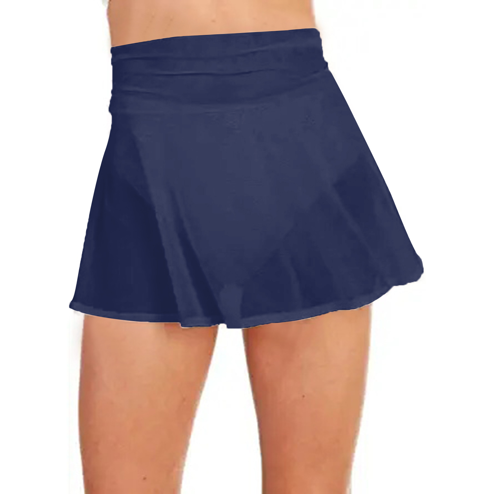 Mubineo Women's Sheer Mesh Mini Skirts,High Waist Skater Skirt Beach