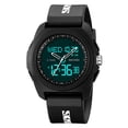 thumbnail image 3 of Digital Multifunctional Mens Outdoor Sports Watch Waterproof Watch with Alarm Stopwatch Countdown Timer Backlight Military Style Wristwatch for Hiking Camping Running Climbing Fishing, 3 of 6