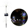 thumbnail image 1 of Solar Garden Decorative Firework Lights, IP65 Grade Waterproof Copper Wire Colored Ball Shaped Ground Plug Landscape Lights Light with Remote Control for Courtyard Garden Decoration, 1 of 7