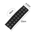 thumbnail image 6 of Xinwanna Headband Punk Style Rock Air-eye Decor Hair Band Elastic Fabric Eyelets Punk Headwrap Hair Accessory (Grey), 6 of 13