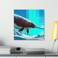 thumbnail image 4 of Narwhal In Expressionism - Canvas, 4 of 10