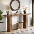 thumbnail image 3 of Tribesigns 63" Farmhouse Entryway Console Table, Narrow Long Sofa Table Behind Couch for Living Room, Hallway, Entrance, Foyer, 3 of 16