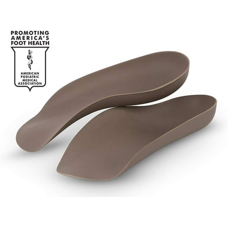 Corefit Custom Fit Orthotic Shoe Inserts - Simply Dip in Hot Water. Custom Fit in Seconds. Instant Plantar Fasciitis, Arch, Heel & Back Pain Relief Guaranteed! Rigid 3/4 Length -  Men (Best Dress Shoes For Orthotic Inserts)
