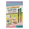 WAY TO CELEBRATE! Valentine's Day Cards, Rainbow Valentines with Pencils, 16 Count
