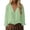 Light Green, variant on Trendy Tops for Women Casual Long Sleeve Solid Color V Neck Loose Shirt Blouses for Women