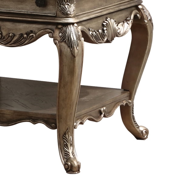 Miekor Furniture Vintage Oak Rectangular End Table B3A258