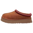 thumbnail image 5 of Ugg Tazz Women's Sheepskin Embroidered Slip On Platform Slipper, 5 of 9