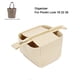 thumbnail image 3 of Organizador de bolsa de cosméticos de fieltro para mujer con cremallera, bolsa de mano, moldeador, apto para cerradura H Picotin 18 22 26, tamaño personalizado, 3 of 4
