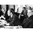 thumbnail image 2 of President Gerald Ford In A Cabinet Meeting Six Days Before His First State Of The Union Address. L-R Rogers Morton, 2 of 2