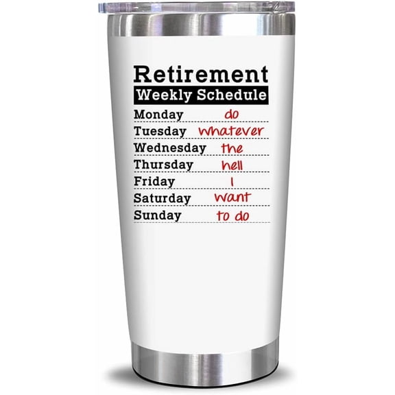 Retirement Gifts For Women 2024 - Happy Retirement Party Decorations - Coworker Leaving Gifts, Farewell Gifts, Goodbye Gifts For Coworkers, Friends - 20 Oz Tumbler