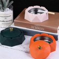 thumbnail image 5 of Crown Ashtray with Lid Elegant Diamond Desig Stainless Steel Inner, 5 of 5