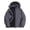 Dark Gray, variant on Men's 3-in-1 Winter Hooded Jacket Waterproof Windproof Shell Warm Coat Outdoor Activity Hiking Jackets with Pocket (L, Yellow)