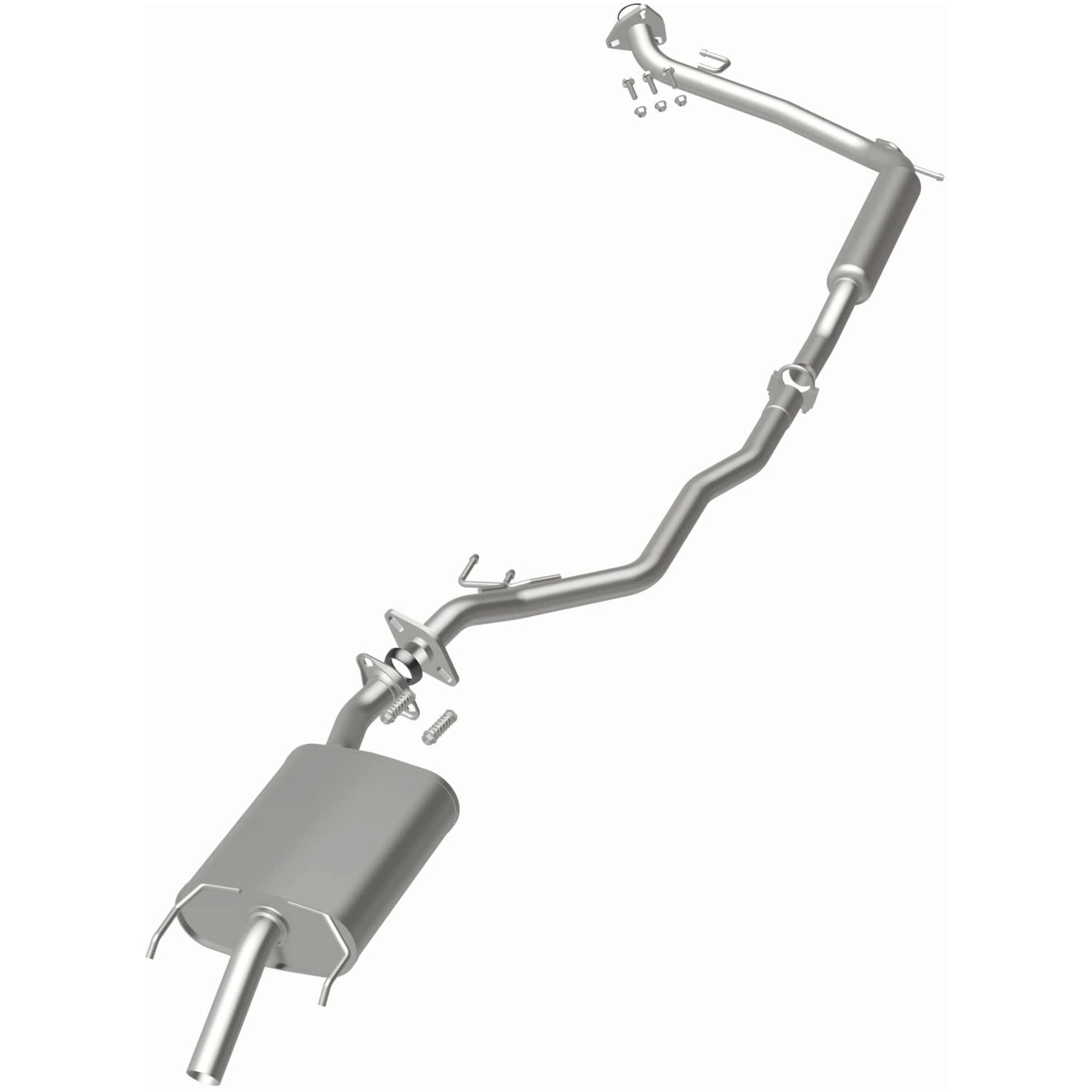 BRExhaust OE Replacement Exhaust System Kit 106-0228: Compatible with 2007-2008 Honda Fit 1.5L