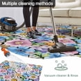 thumbnail image 5 of Spring Flowers Outdoor Rug for Patio/Deck/Porch, Non-Slip Large Area Rug 3 x 5 Ft, Watercolor Floral Daisy Plants Rustic Indoor Outdoor Rugs Washable Area Rugs, Reversible Camping Rug Carpet Runner, 5 of 8