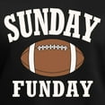 thumbnail image 3 of CafePress - Sunday Funday T Shirt - Women's V-Neck Dark T-Shirt, 3 of 4