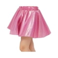 thumbnail image 2 of EnJoCho Girls Shiny Metallic Pleated Flared Min𝗂 Skater Skort Skirt Elastic Waist A-line Dance Skirt Performance wear Toddler Easter Dress, 2 of 4