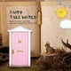 thumbnail image 2 of Mini casa puerta pequeña maravillosa Mini Puertas de madera Modelos de muebles de madera en miniatura para escena de bricolaje Muñeca Muebles para el hogar Craft Pink 1 Set kenally FN001811-02, 2 of 5