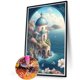 thumbnail image 2 of Cuadros Decorativos 5D bricolaje ronda completa taladro diamante pintura Castillo Kit arte decoración del hogar (QQ418) Wdftyju de costura negro 4 estilos, 2 of 9