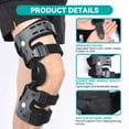 thumbnail image 5 of Orthomen OA Unloader Knee Brace for Osteoarthritis, Arthritis Pain, Cartilage Repair, Bone on Bone Knee Joint Pain, Lateral Degeneration Knee Support (Gray/Right), 5 of 8