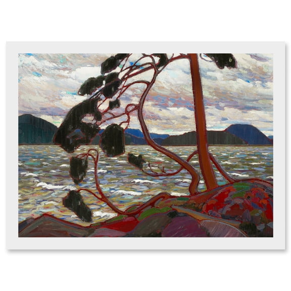 Tom Thomson The West Wind Algonquin Park Painting Artwork Framed Wall Art Print A4