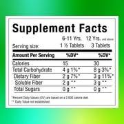Benefiber Chewable Prebiotic Glp-1 Friendly Fiber Supplement Tablets for Digestive Health, Assorted Fruit Flavors - 100 Count