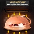 thumbnail image 2 of BPA-Free Microwave Cover for Food, Innovative Design with Steam Vents for Efficient Release, Easy to Clean, Magnetic Attachment for Quick Access, Transparent (2 Pack), 2 of 8
