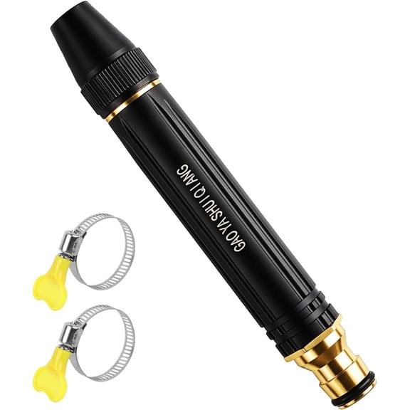 Home High Pressure Car Wash Water washer with Booster Nozzle Kit, Adjustable High Pressure Nozzle for Car Care, Plant Irrigation, and Deck Cleaning