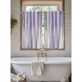 thumbnail image 7 of Kitchen Curtains 54 Inches length, Purple Gray Window Treatment Curtain Drapes, Vintage Country Abstract Gradient Aesthetic Thermal Insulated Drapes for Basement Hotel RV, 42"x54", 2 Panels, 7 of 7