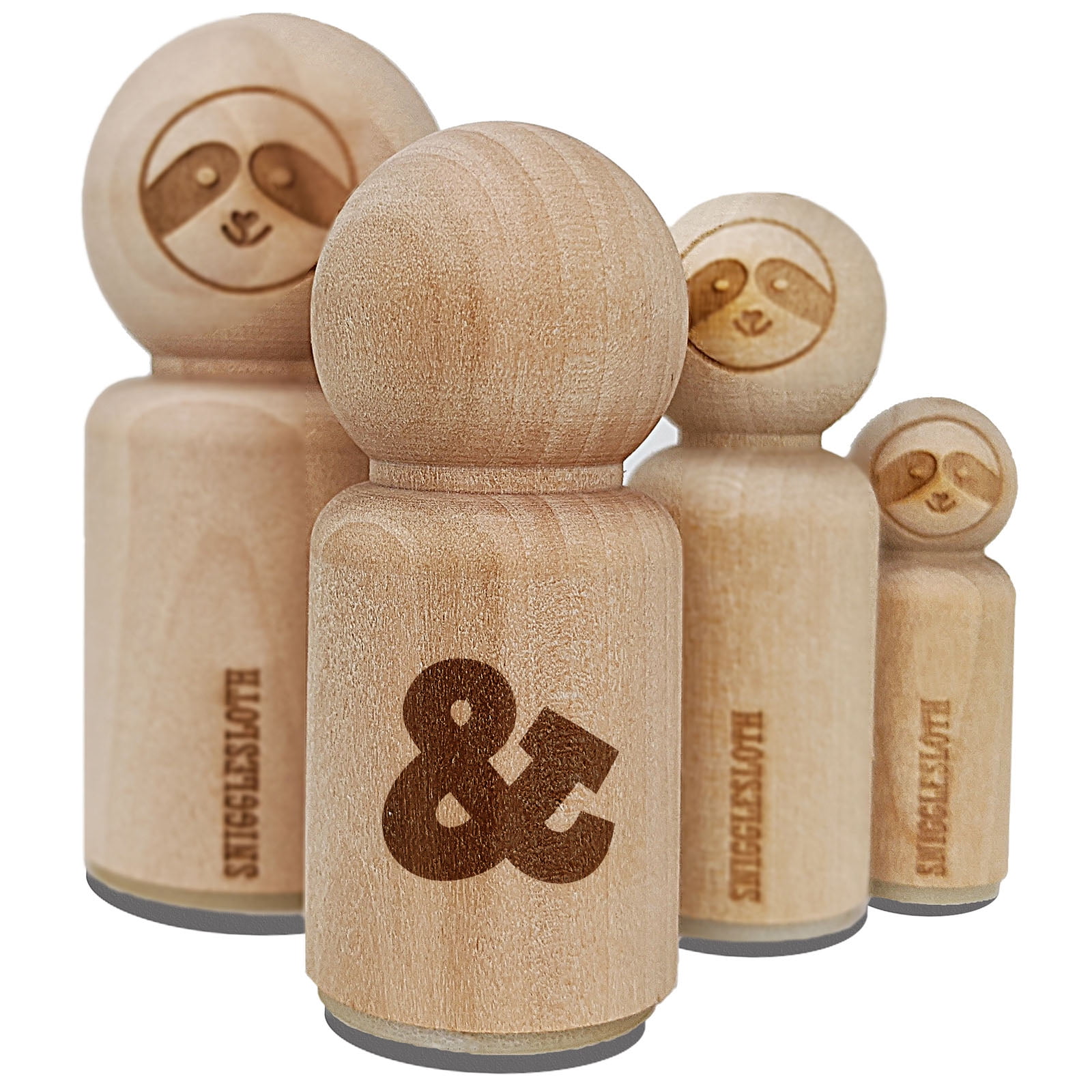 Ampersand Symbol And Rubber Stamp for Scrapbooking Crafting Stamping - Medium 1 Inch