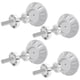 thumbnail image 2 of 4 varillas de husillo de 0.315 in extra largas para niños, varillas de husillo roscadas antideslizantes para puertas de bebé, kit de tornillos con fijador de pared para puertas de seguridad para bebés, 2 of 11