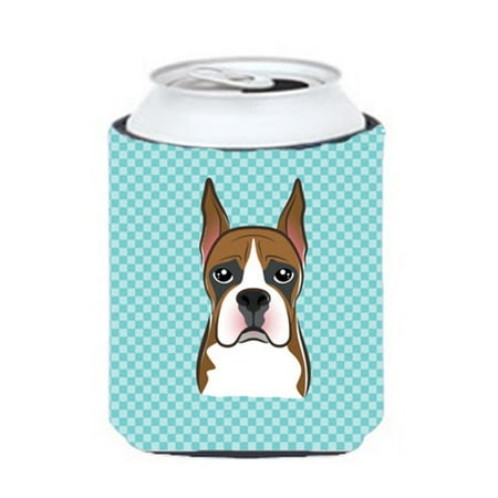 

Checkerboard Blue Boxer Can Or Bottle Hugger 12 Oz.