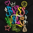 thumbnail image 2 of Urban Streetwear Boss Hustle Graffiti Men's Graphic T Shirt Tees Brisco Brands S, 2 of 6