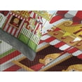 thumbnail image 4 of Ambesonne Landscape Quilted Bedspread Set 3 Pcs, Carnival Many Rides, King Size, Multicolor, 4 of 5