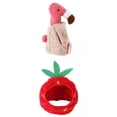 thumbnail image 1 of Perro Gato Sombrero Invierno Divertido Sombrero para Cachorro Vestir Fresa+Perro Gato Sombrero Invierno Divertido Sombrero para Cachorro Vestir Pájaro Zulema perros lindo sombrero, 1 of 5