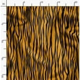 thumbnail image 2 of Soimoi Orange Silk Fabric Wild Animal Skin Print Fabric by The Yard 42 Inch Wide, 2 of 6