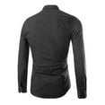 thumbnail image 3 of Karuedoo Men's Luxury Casual Formal Shirt Long Sleeve Slim Fit Business Dress Shirts Tops, 3 of 4