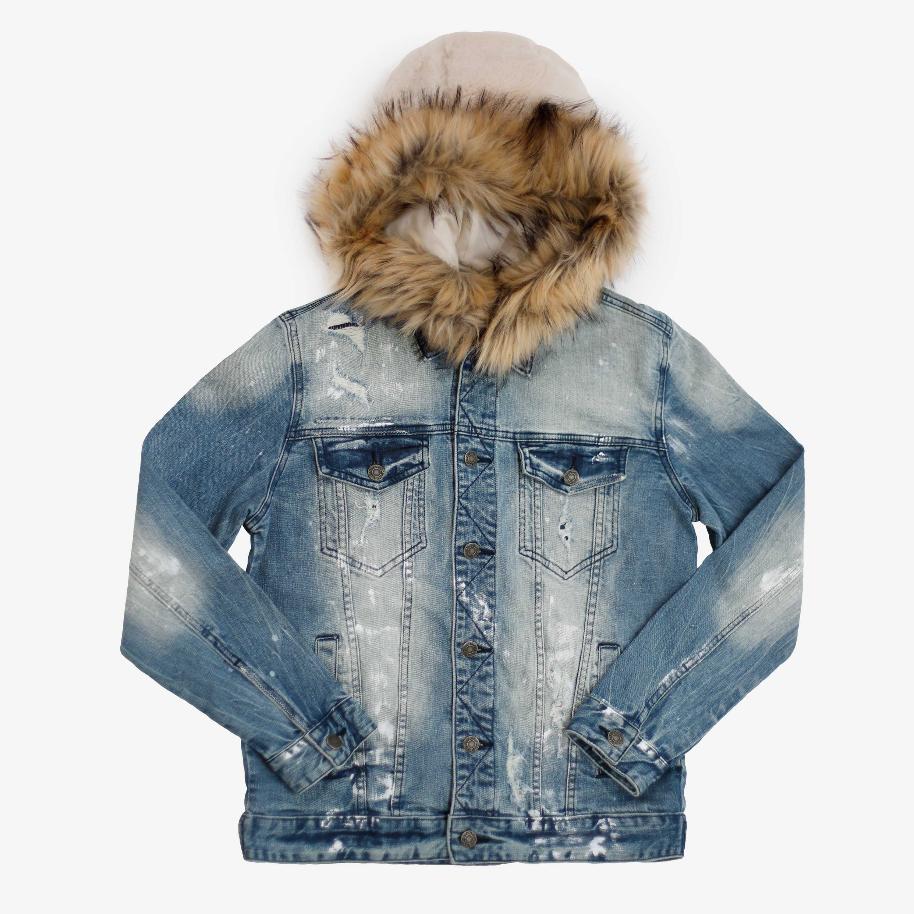 Smoke Rise Men's Denim Jacket With 