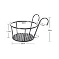 thumbnail image 5 of Estante Para Flores De Balcón, Soporte Para Maceta De Hierro De Estilo Europeo, Ventana Colgante, Estante Para Lavabo De Plantación Verde Advancent HA025546-01, 5 of 5
