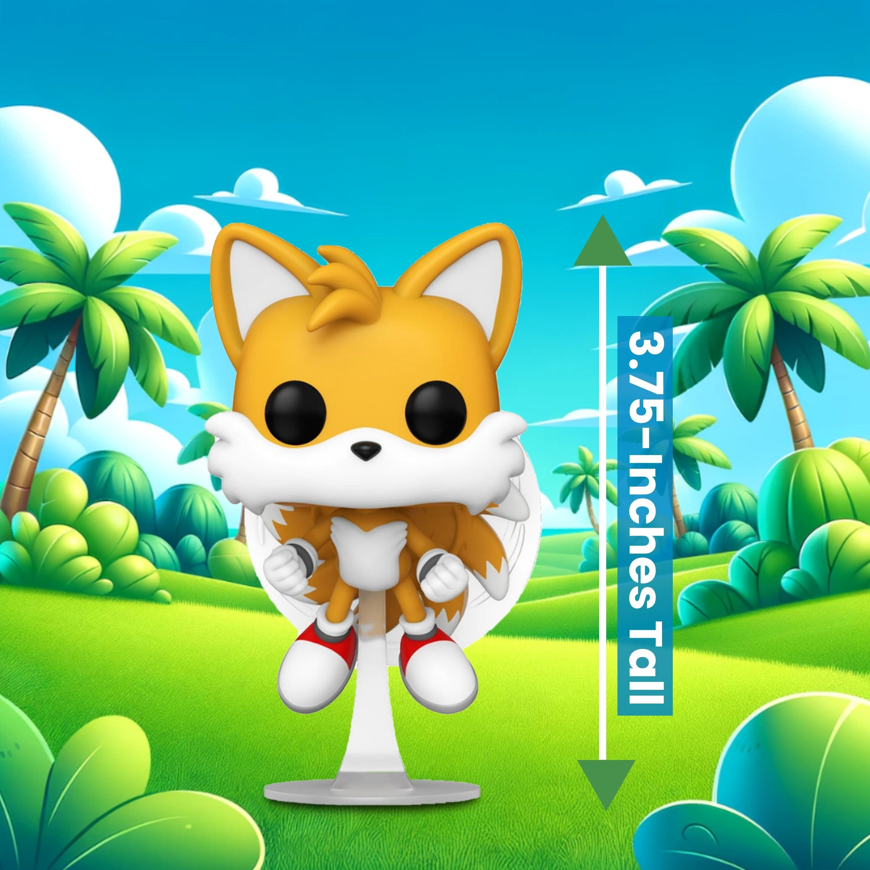 Funko Pop! Games Sonic The Hedgehog: Tails 978 - Specialty Series Exclusive Vinyl Figure with Case