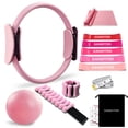 thumbnail image 1 of Juego de anillos de pilates KANGFITER 11 unidades con pelota, pesas, bandas y más, 1 of 9