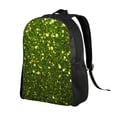 thumbnail image 2 of Balery Green Glitter Sparkle Mochila - Mochila Estilosa y Duradera para Laptop de 15 Pulgadas con Tela Oxford Impermeable, 2 of 8