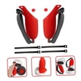 thumbnail image 3 of Minkissy 1 Set Comfort Controller Grips Cover with Strap Red Silicone for VR Enthusiasts, 3 of 8