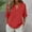 A3_Red, variant on Plus Size Gauze Linen Shirts for Women Pullover Linen Tops Vintage Linen Shirts Basic Gauze Shirts Cotton Linen V Neck T Shirts Notched V Neck Button Shirts Flowy Linen Blouses Blue Xxl