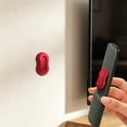 thumbnail image 4 of 1 Pack Magnetic Remote Control Holder Wall Mount, Upgraded No Drill Self-Adhesive TV Remote Organizer, Universal Silicone Remote Control Storage for TV, Fan, AC, Media & RV Accessories,Red, 4 of 8