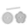thumbnail image 1 of 1 Conjunto de 3 PCS Moldes de montaña de silicona Moldes en forma de flor Costera de la taza de fabricación de moldes, 1 of 6