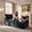 Dark Gray, variant on BEHOST 75" Modular Loveseat Sectional Sofa,Velvet Cloud Sleeper Couch for Living Room & Small Spaces,Navy Blue
